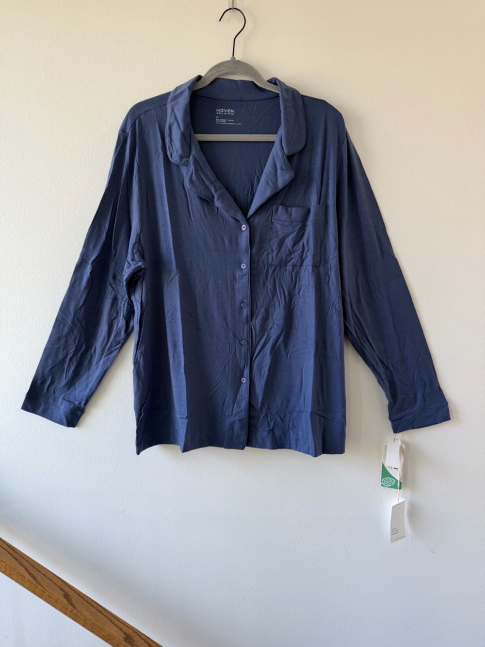 Haven Well Within cozy button-up pajama top